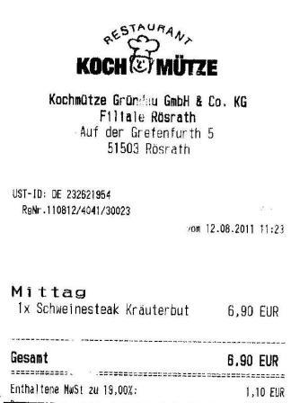 mradio Hffner Kochmtze Restaurant